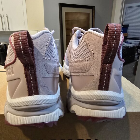 Salomon XT-6 Expanse LTR Leather Sneakers L47574400 Cloud Gray Lilac Mens 11 NEW - Picture 7 of 14